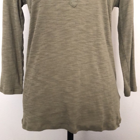 Lauren Ralph Lauren 3/4 Sleeve Pocket Shirt - Picture 9 of 11